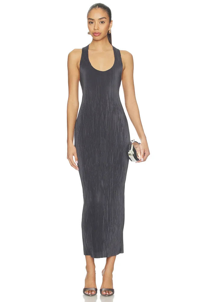 Pleated Tube Dress