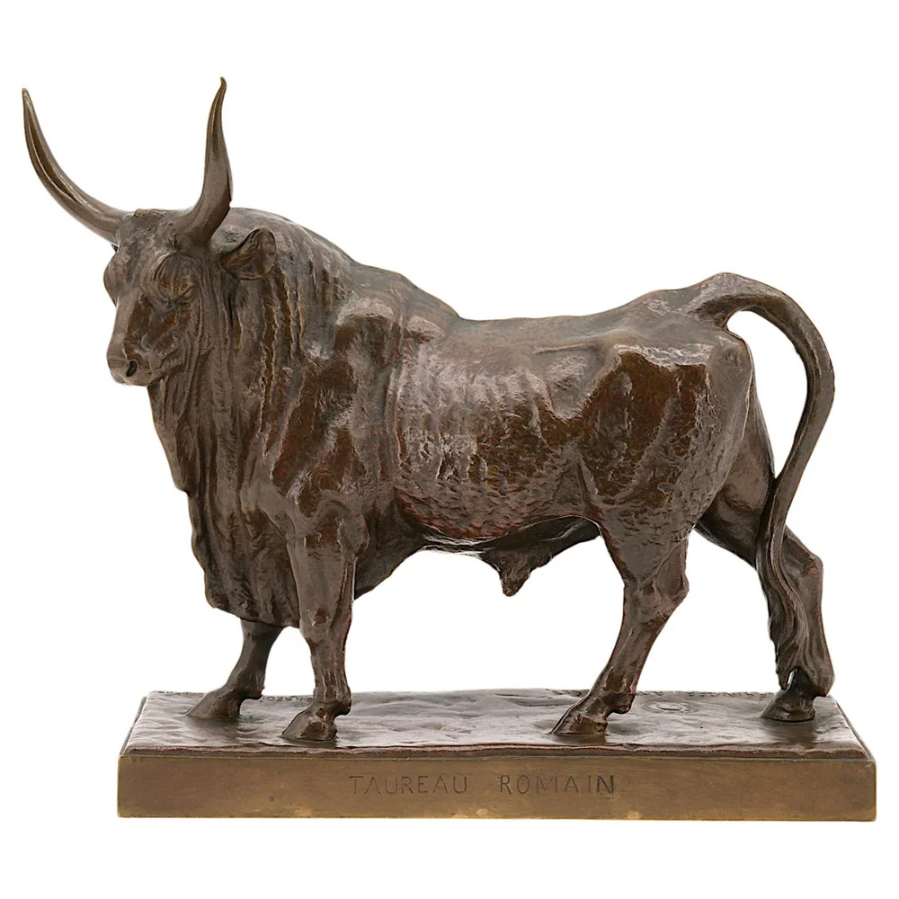 Auguste Clésinger (French, 1814–1883) Roman Bull, 1858 Bronze sculpture