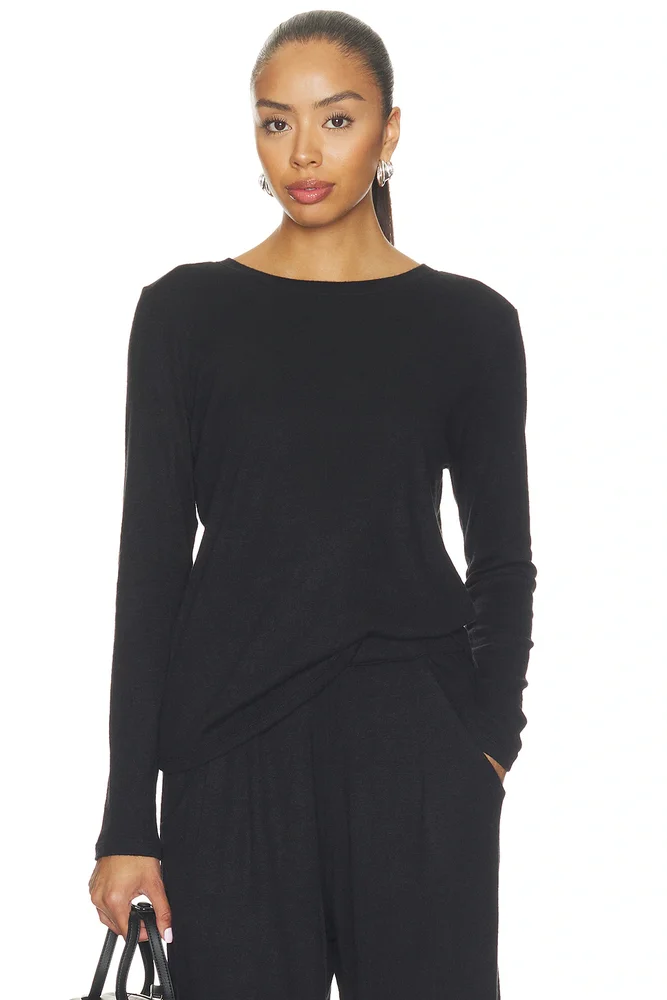 Sweater Knit Long Sleeve Top