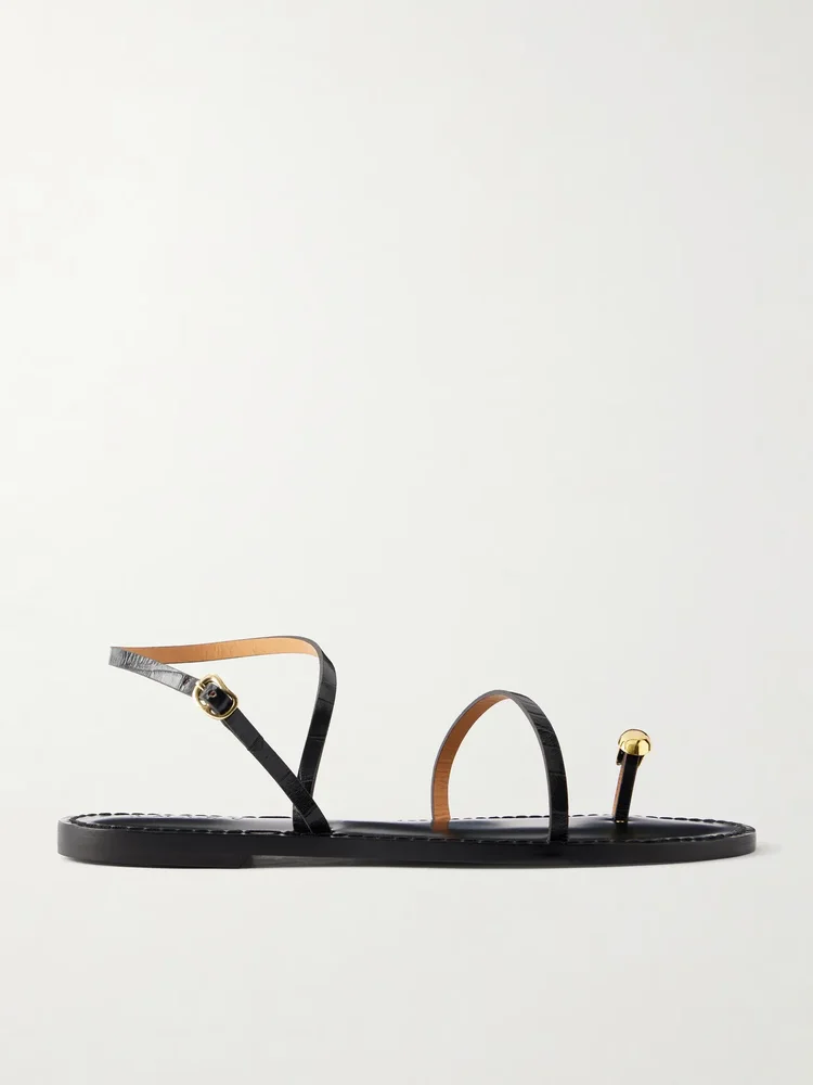The Marrakech embellished leather flats