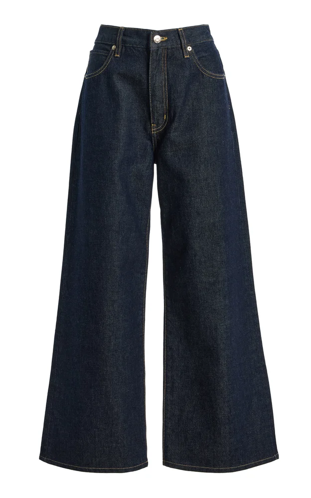 The Swing Rigid Mid-Rise Wide-Leg Jeans