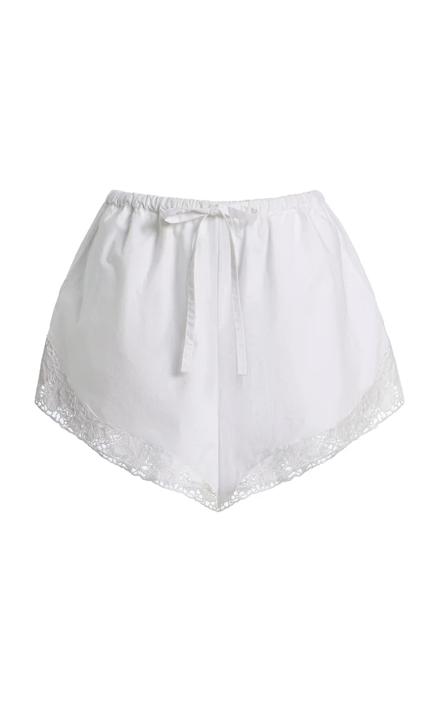 Cotton Drawstring Shorts