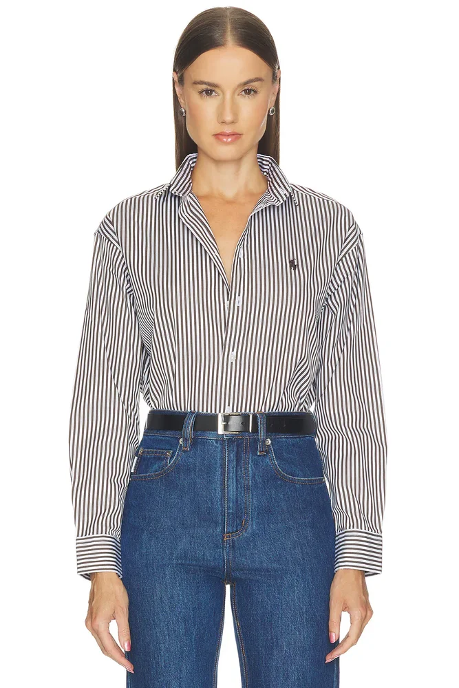 Cotton Long Sleeve Blouse