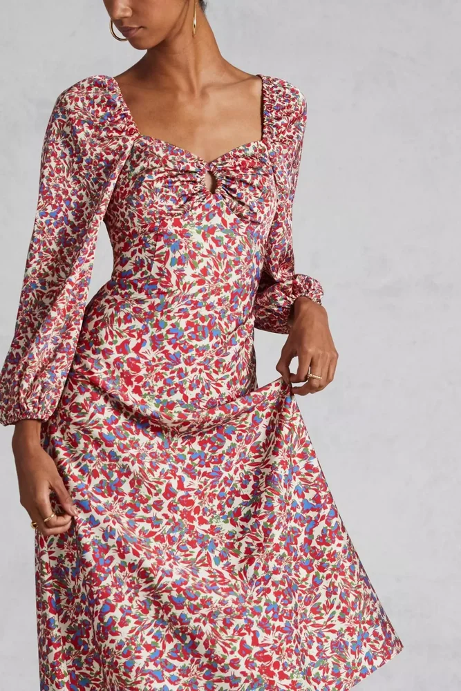 Floral Midi Dress