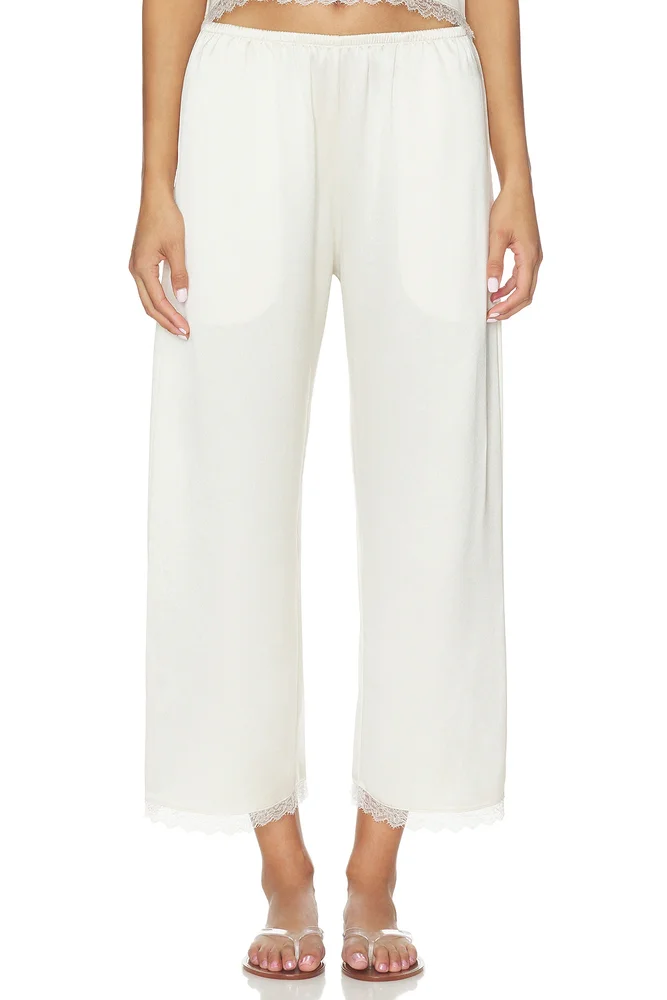Barb Lace Crop Pant