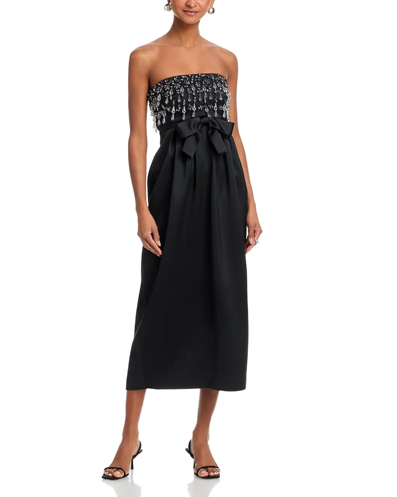 Layered Gemstone Midi Dress