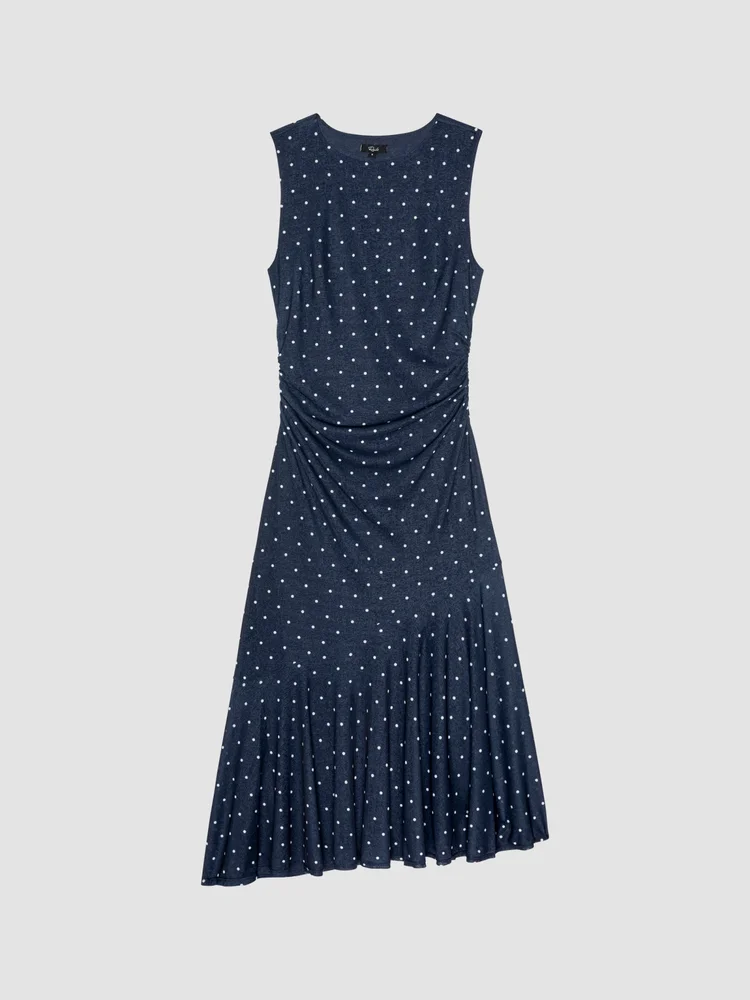 Daija Polka Dot Midi Dress