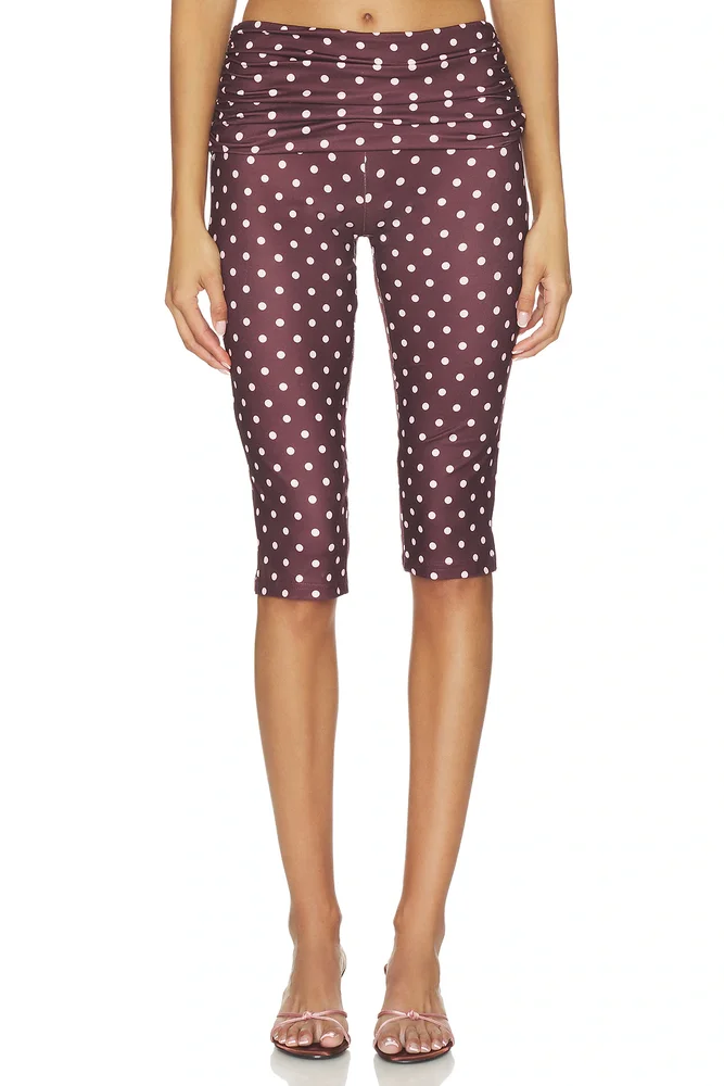 Vali Polka Dot Capri Pant