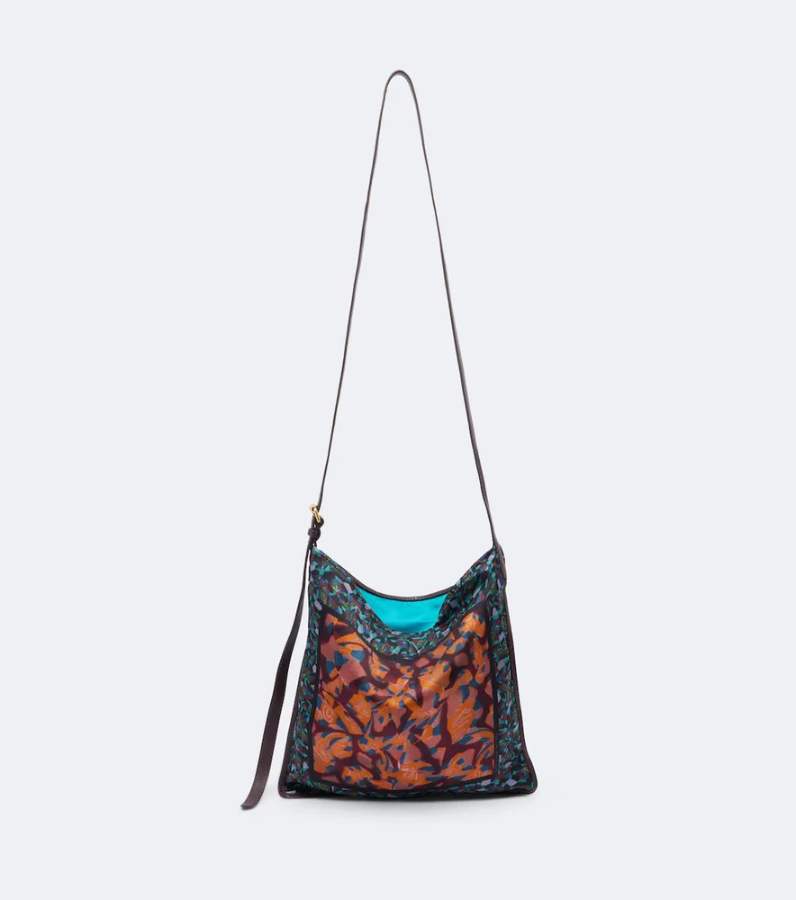 Small printed shoulder bag
