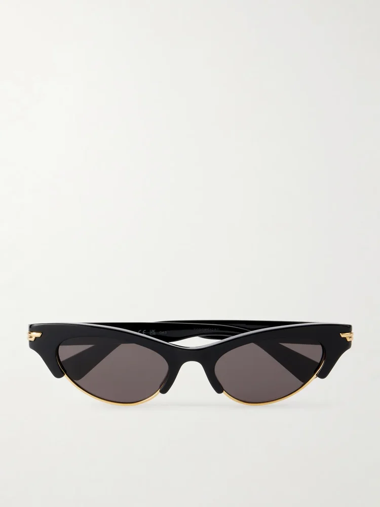 Cat-eye acetate sunglasses