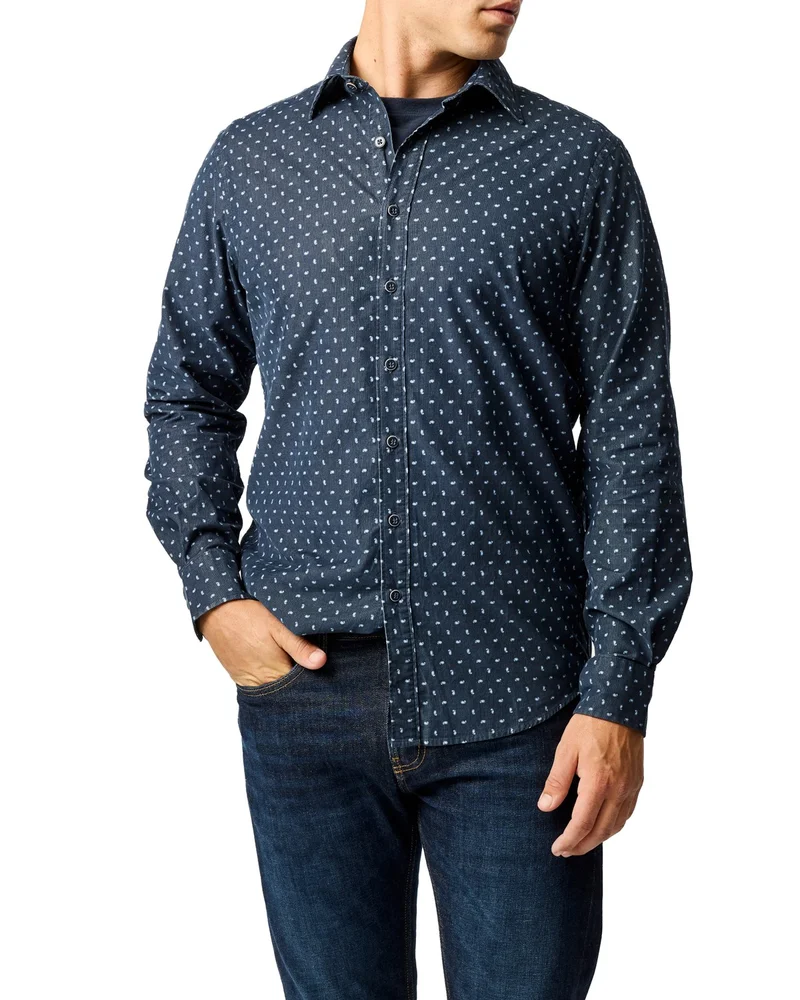 Harrington Long Sleeve Sports Fit Shirt