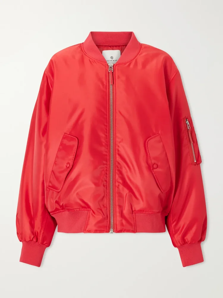 Leon shell bomber jacket