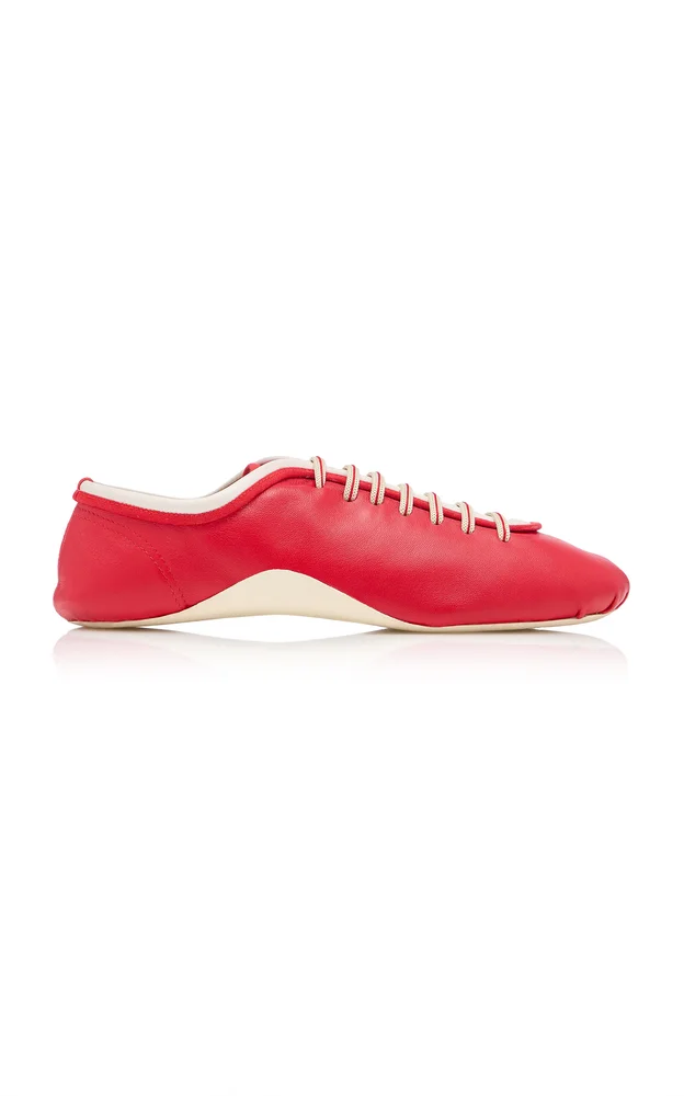 Leather Ballerina Sneaker