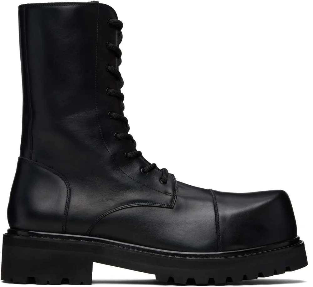 Black Stomp Compact Boots