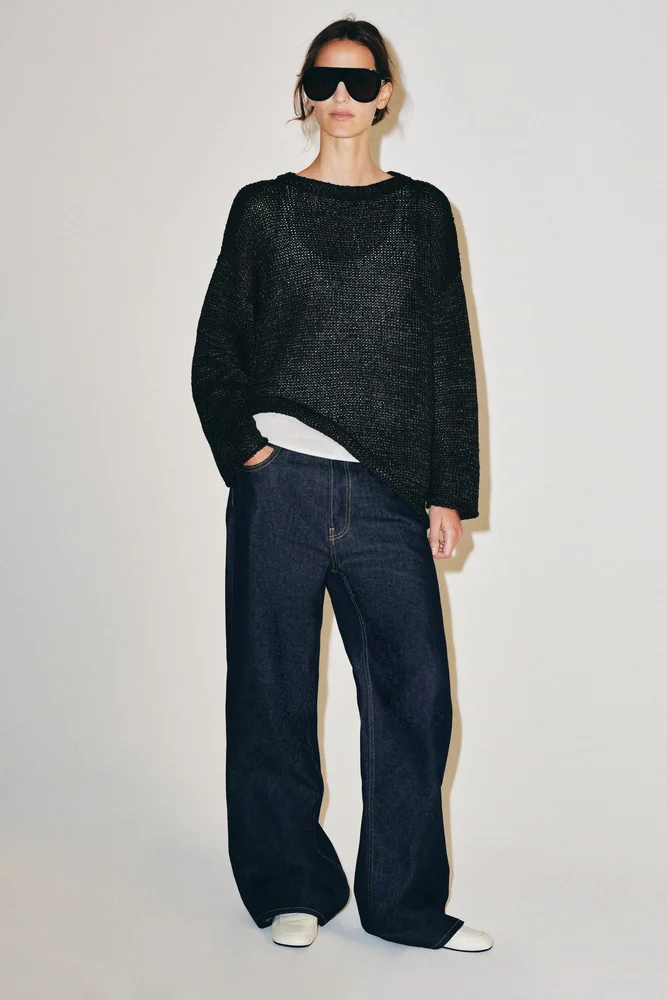 ASYMMETRIC KNIT JUMPER