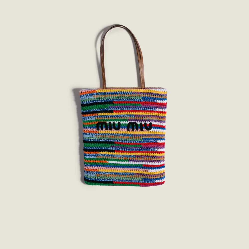 Crochet tote bag