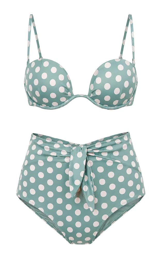 Shorty Polka-Dot Bikini