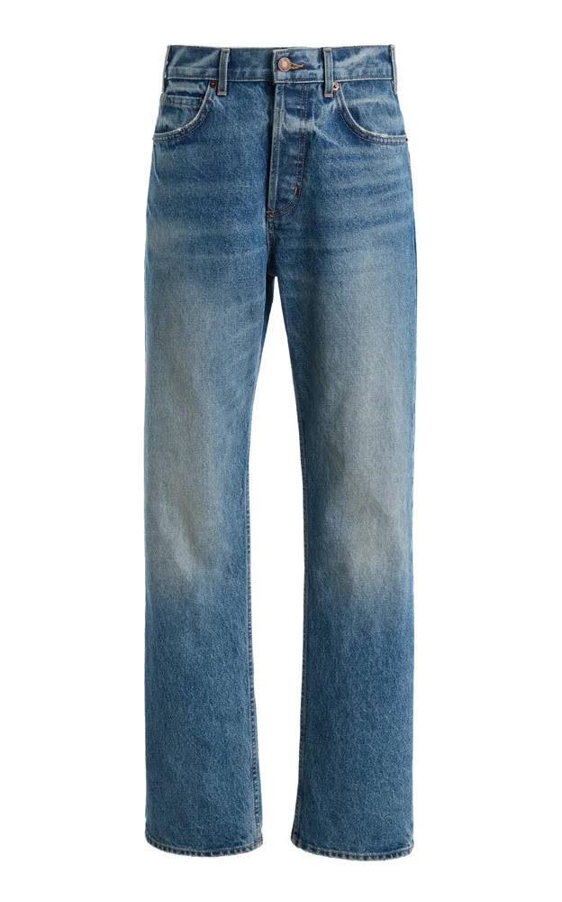 Briana Rigid High-Rise Straight-Leg Jeans
