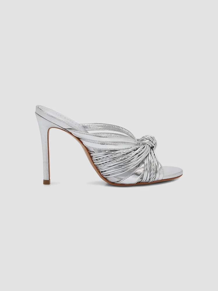 Gaya 100MM Strappy Leather Slip-On Sandals