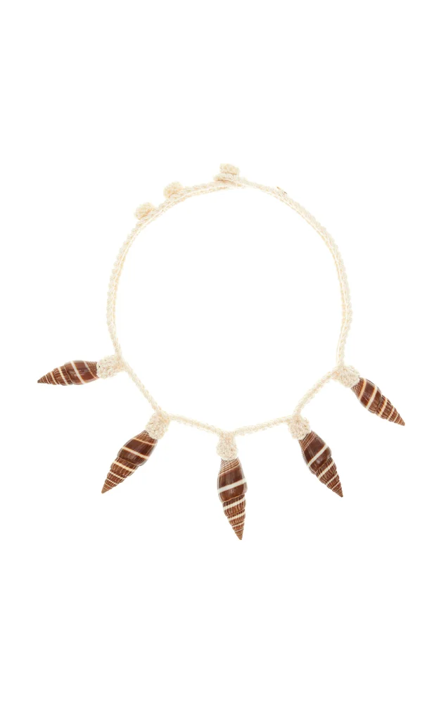Vexi Crocheted Shell Necklace
