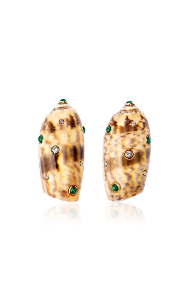 Spotted Shell Earrings