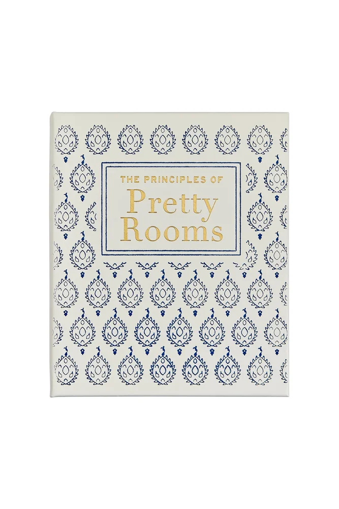 The Principles of Pretty Rooms Leather Coffee Table Book