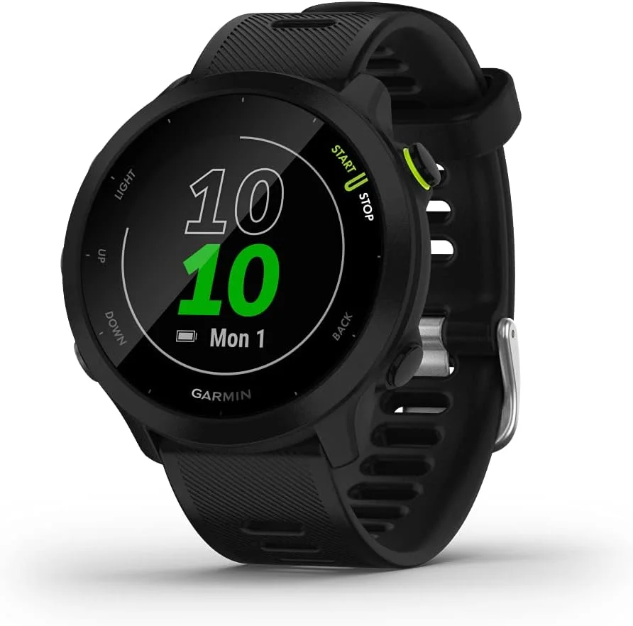 Garmin Forerunner 55 GPS Running Watch, Black