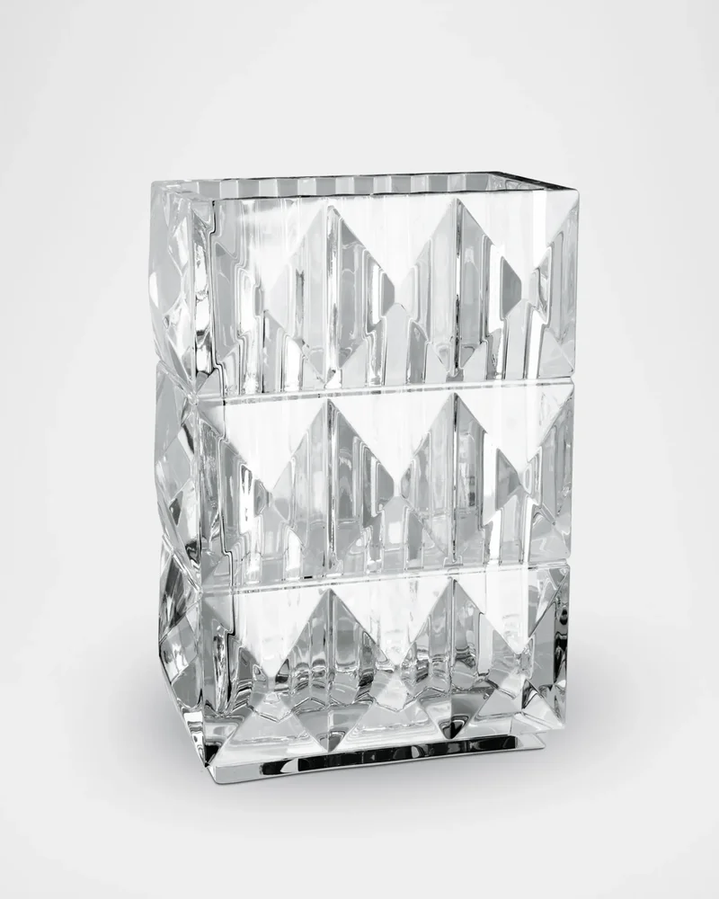 Tall Louxor Crystal Vase, 8-Inch