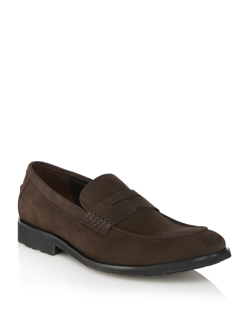 Men's Suede Penny Loafers - Exclusive