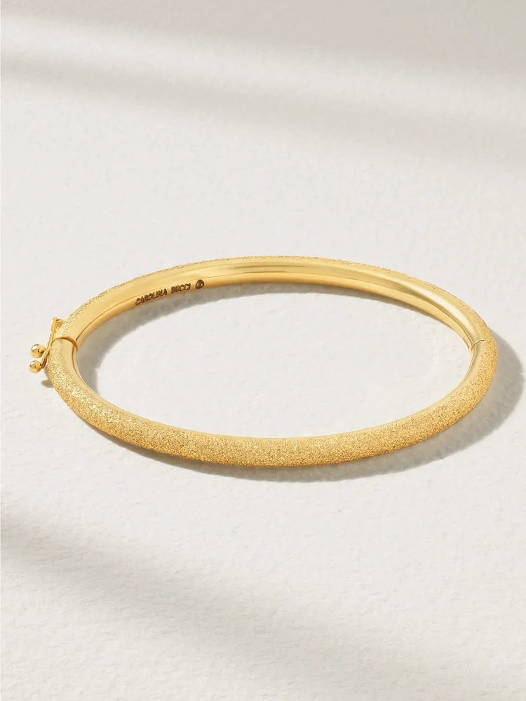 Florentine Finish 18-karat gold bracelet