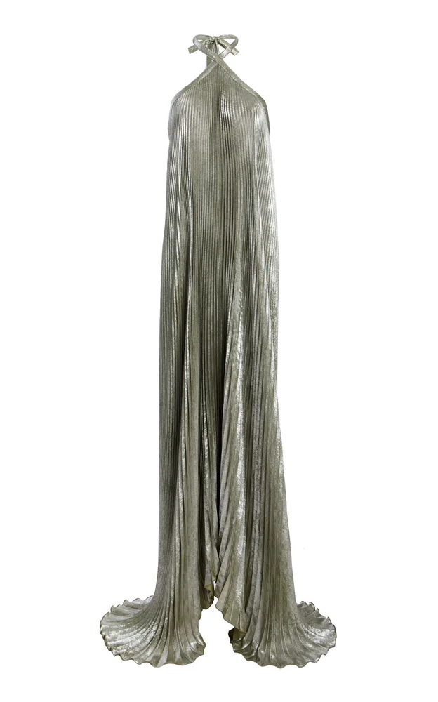 Deesse Pleated Gown