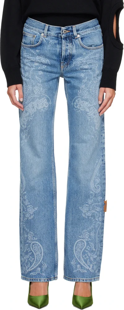 Blue Paisley Susy Jeans
