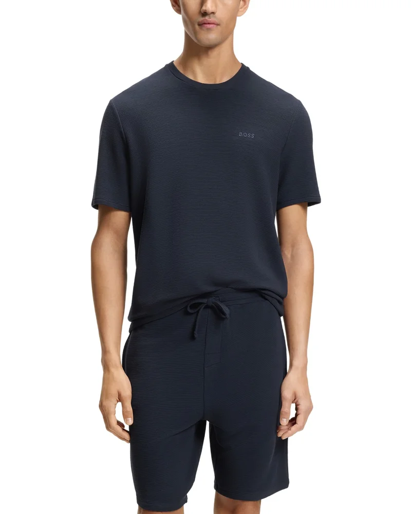 Ribbed Logo T-Shirt