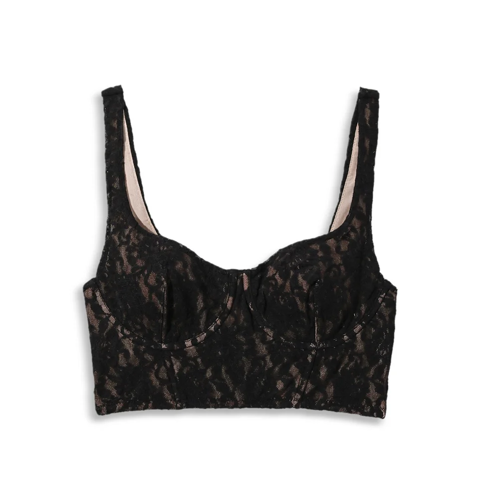 Signature Lace Underwire Cropped Camisole