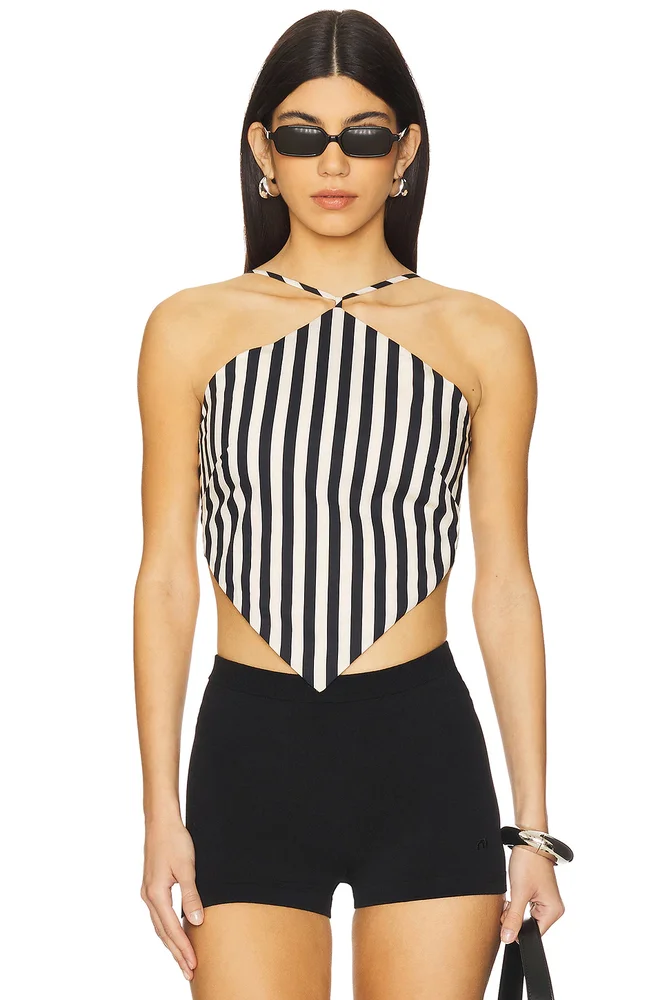 Kit Poplin Tie Top