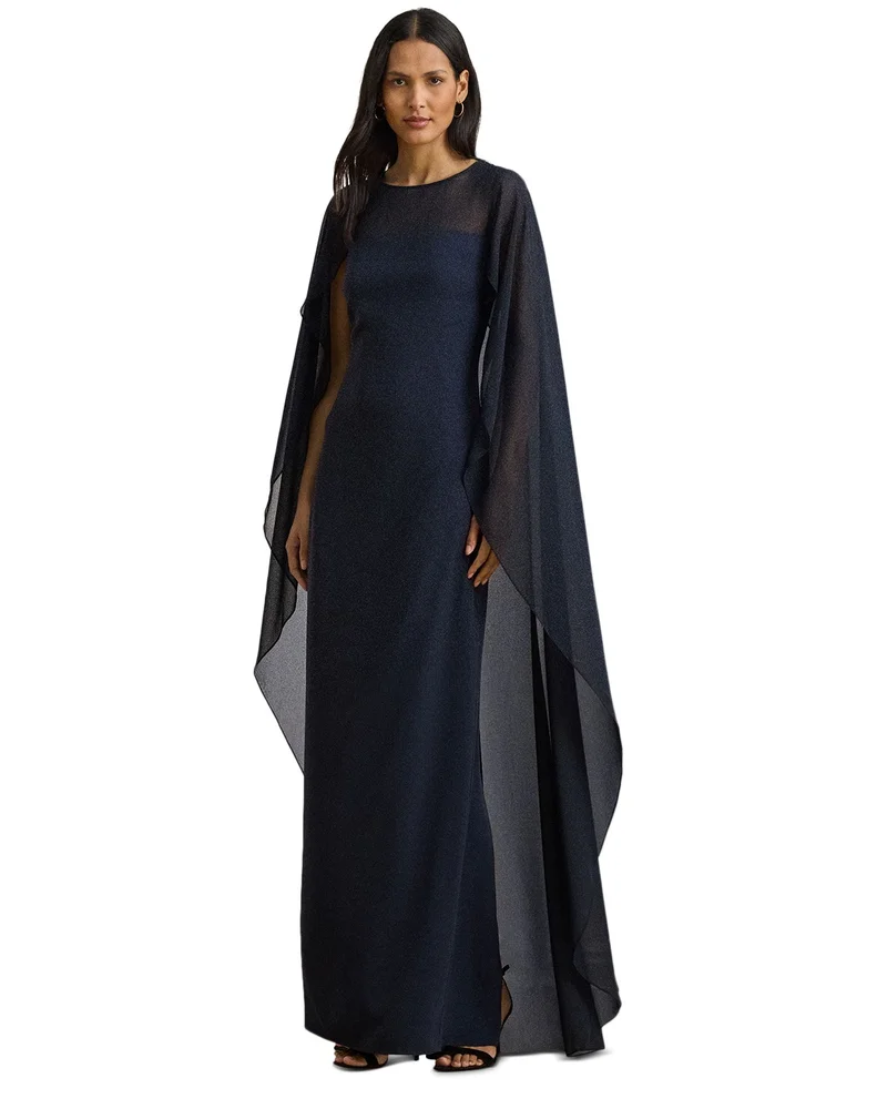 Georgette Cape Gown
