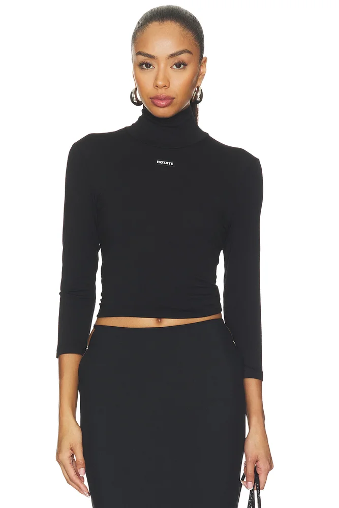 Jersey 3/4 Turtleneck