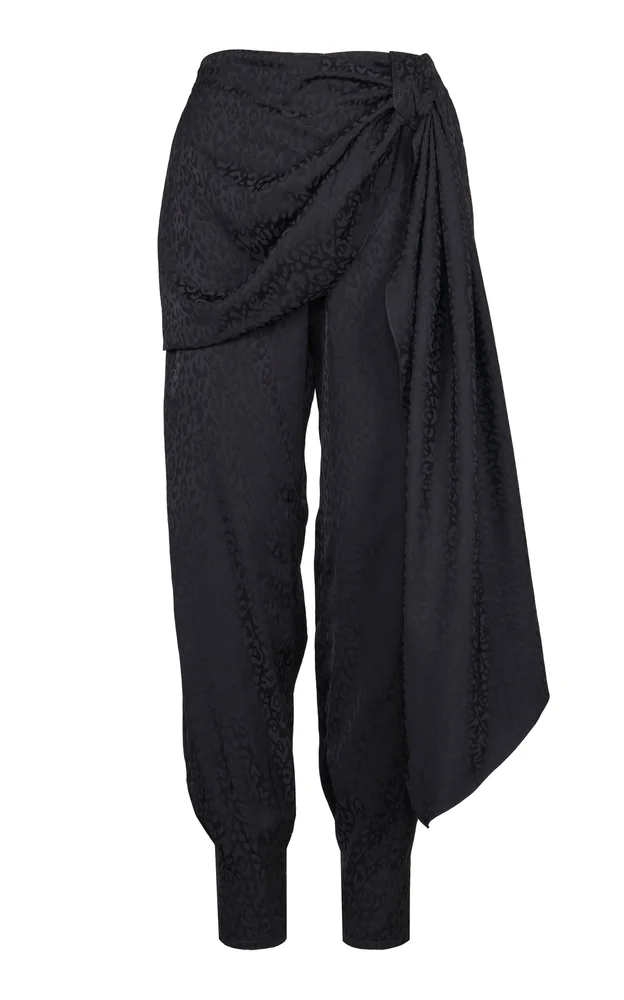 Wild West Draped Jacquard Pants