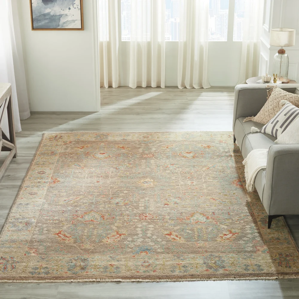 Anuksha Hand-Knotted Wool Area Rug