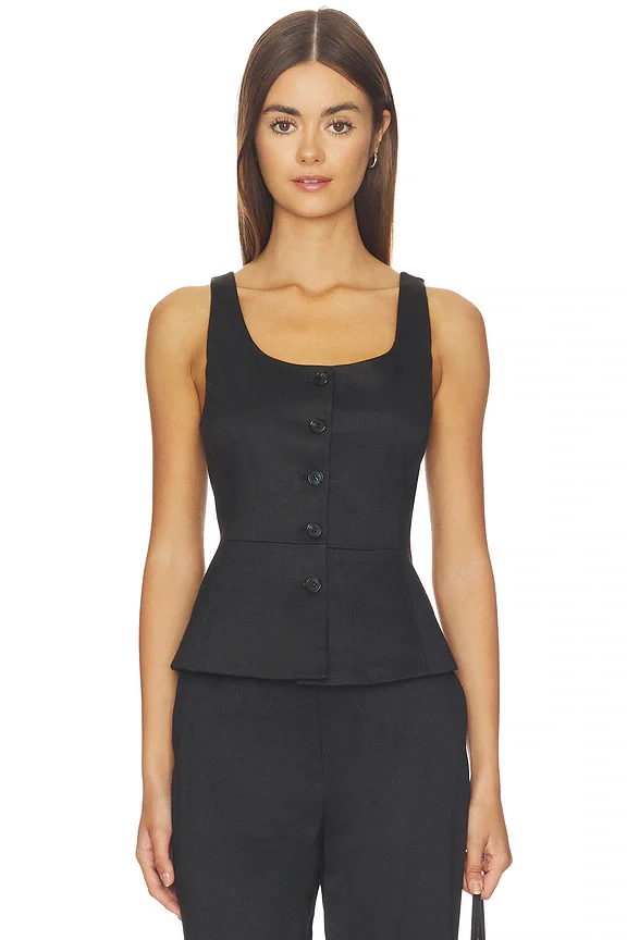 Theory Peplum Vest