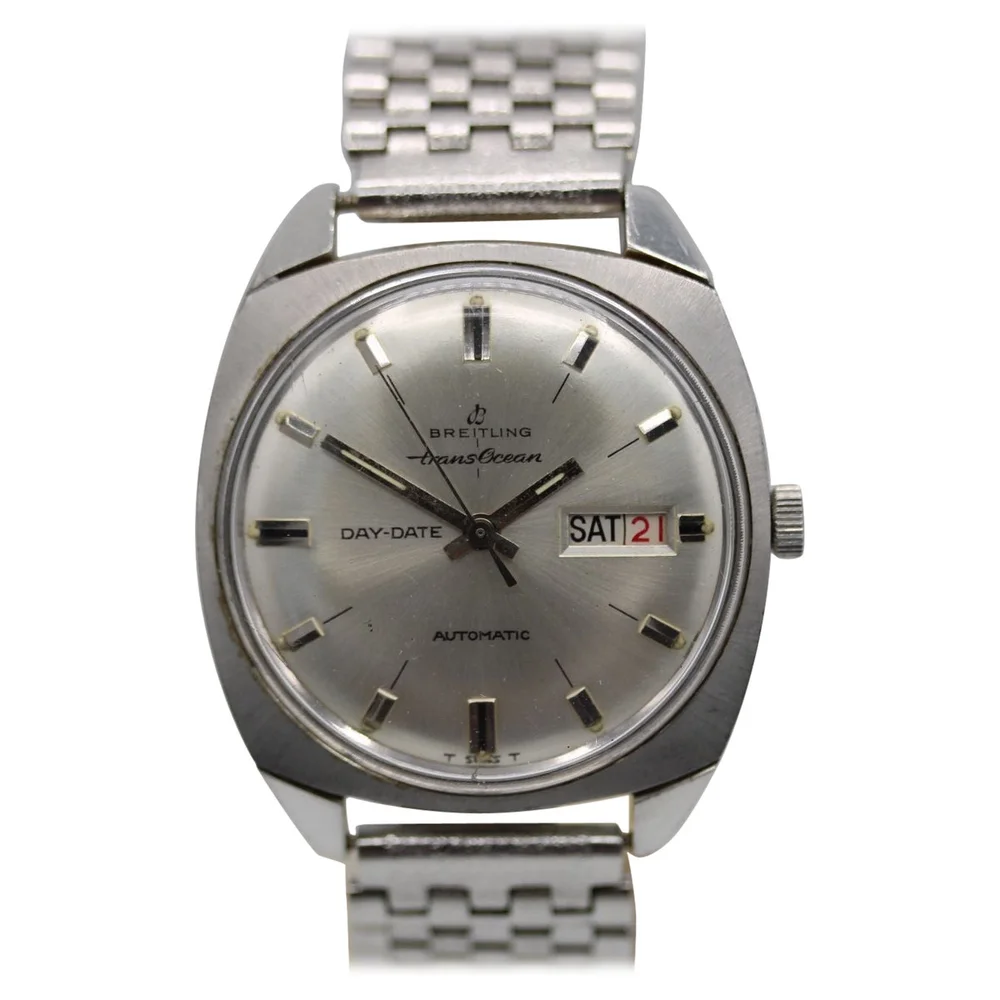 Pre-Owned Vintage Breitling Transocean Day-Date 35mm