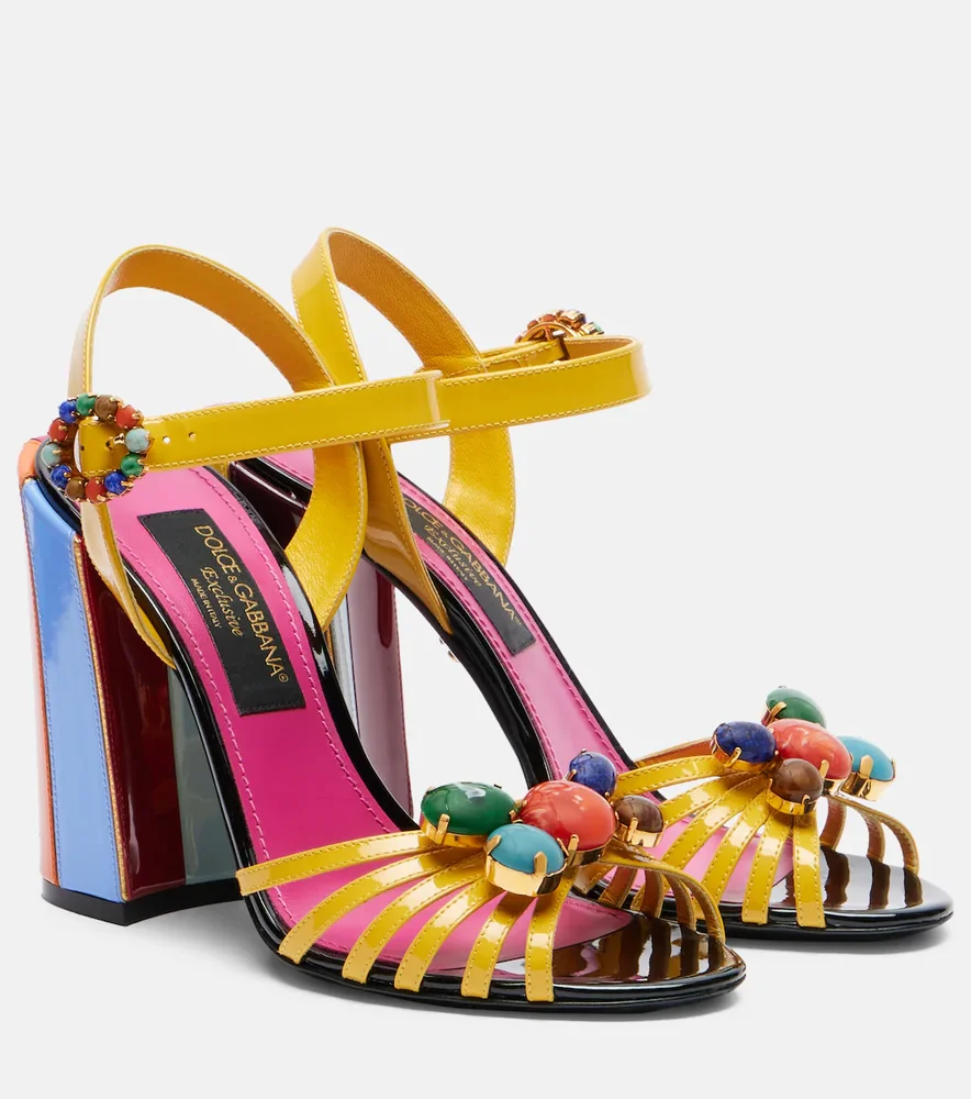 Keira embellished leather sandals