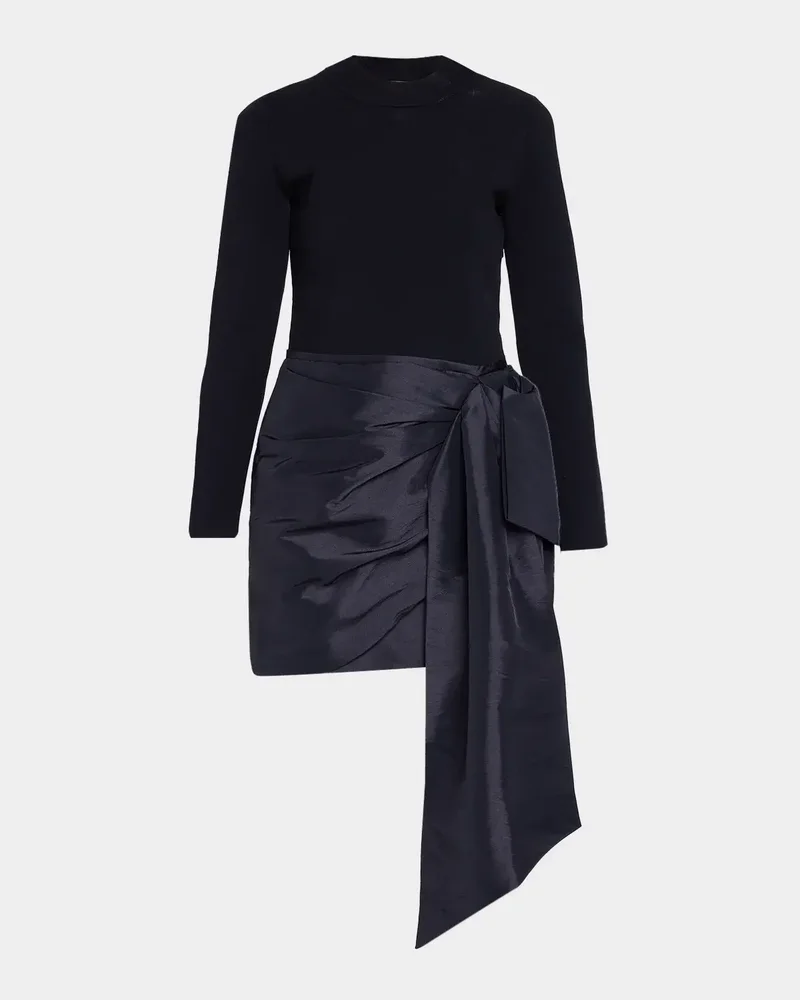 Tedda Taffeta Knit Mini Dress