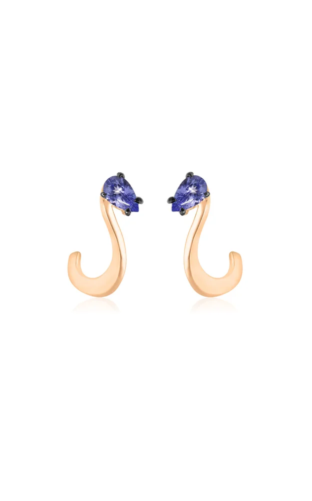 Nova 18K Rose Gold Tanzanite Earrings