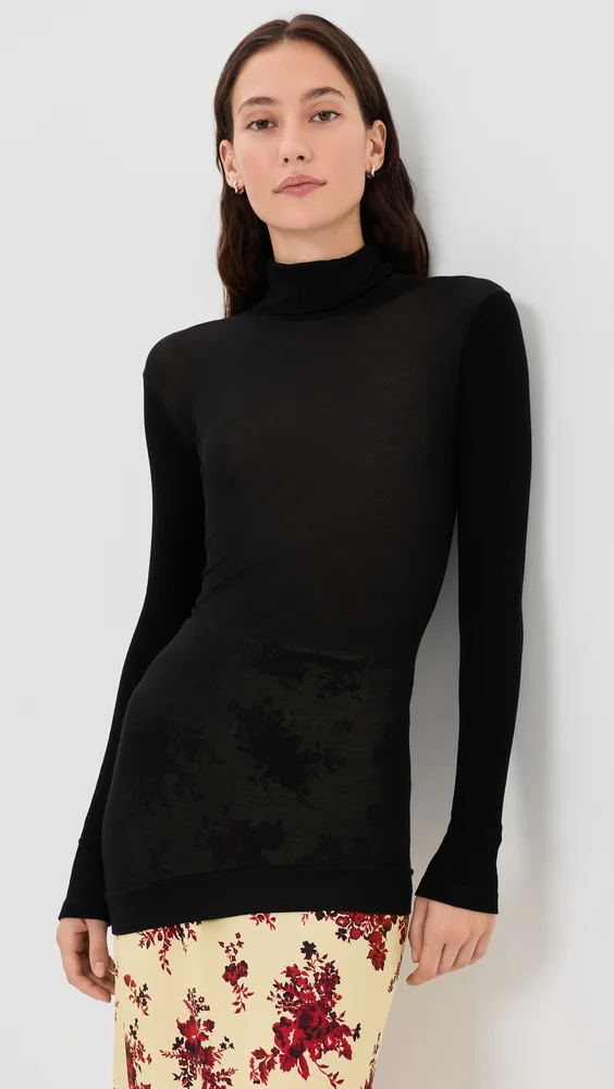 Long Sleeve Silk Top