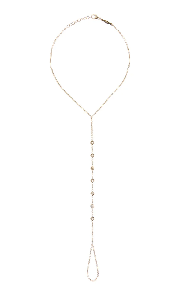 Exclusive La Isla 14K Yellow Gold Diamond Toe Anklet