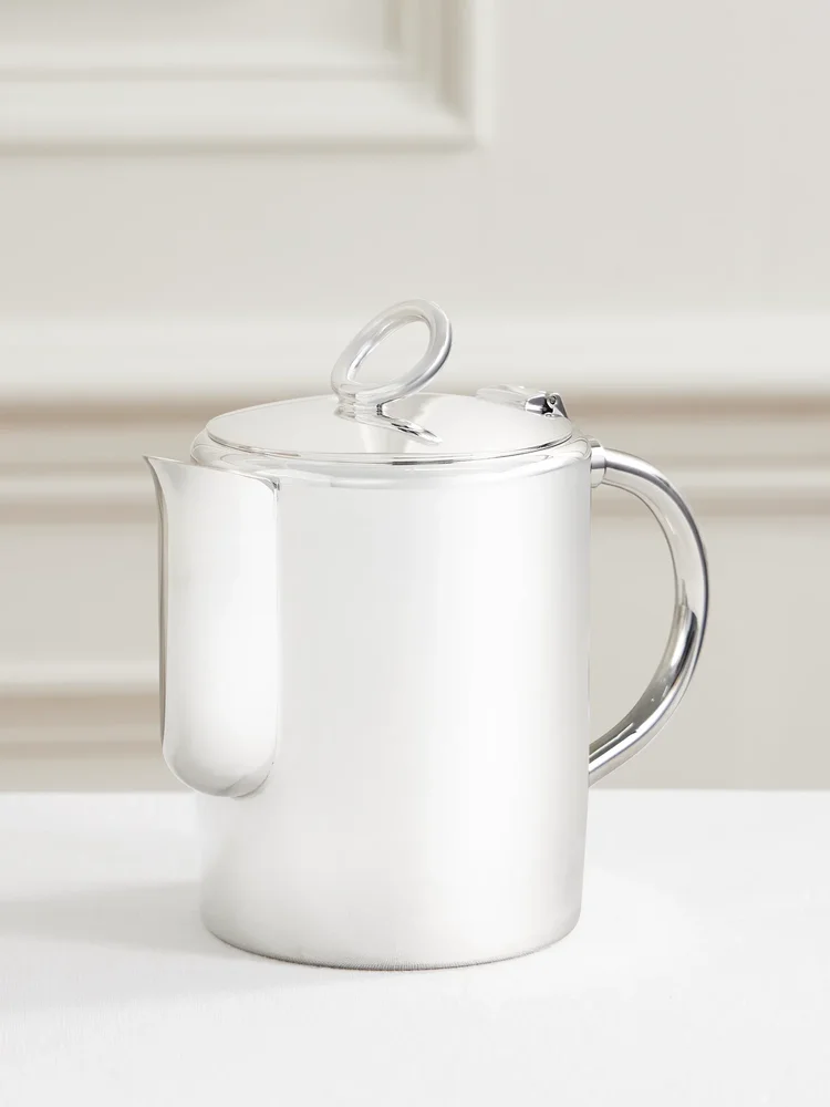 Vertigo silver-plated teapot