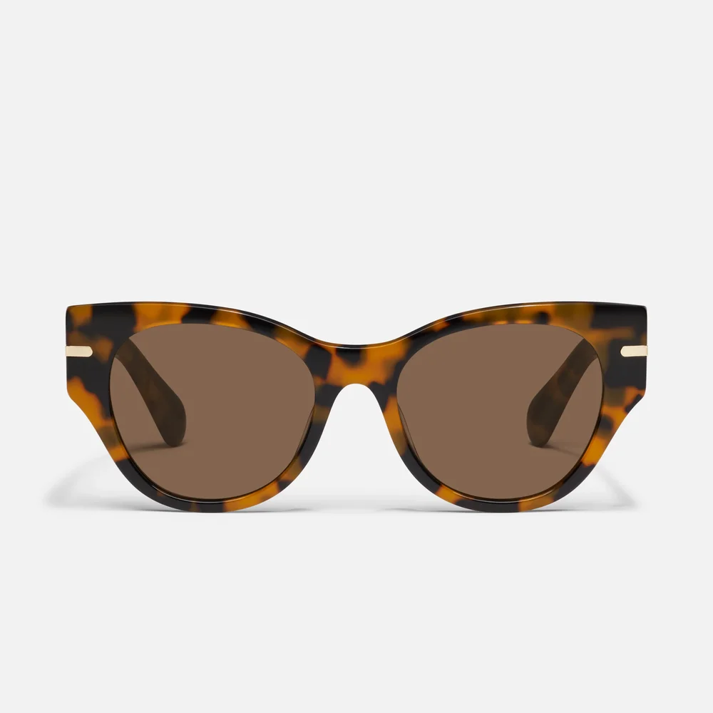 Chit Chat Sunglasses, Pebble Tort / Brown