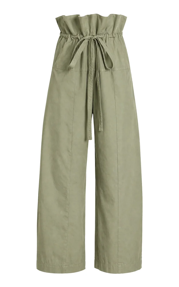 Fisherman Cotton Drawcord Pants