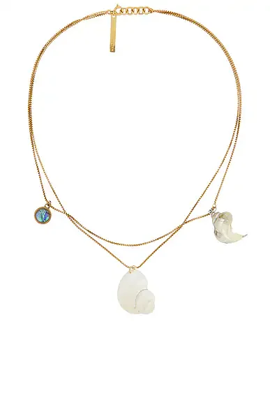 Natural Shell Resin Abalone Necklace